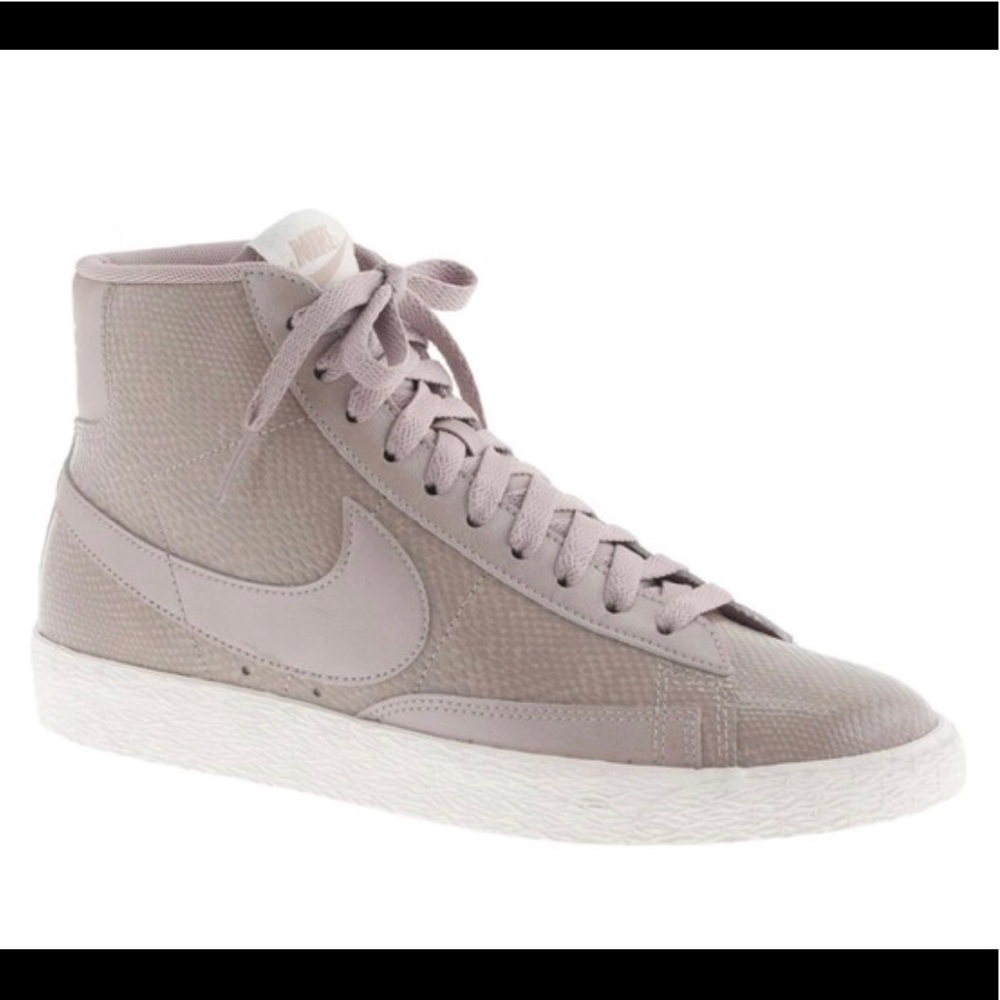 J. Crew Nike Blazer Mid Leather Suede High Tops